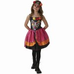 Costum de carnaval Zana schelet S 7-8 ani / 128 cm