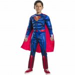 Costum de carnaval Black Line Superman Deluxe L 8-10 ani / 147 cm