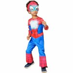 Costum de carnaval reflectorizant Spidey T 2-3 ani / 98 cm