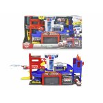 Set statie de pompieri si salvare Dickie Toys cu pulverizator de apa, sunete si lumini