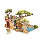 Decor Papo din carton Savana
