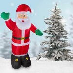 Figurina mos craciun gonflabil 180 cm, iluminat led, pentru interior si exterior Procart