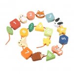 Figurine animale de insirat Orange Tree Toys, cu personaje simpatice din padure, cifre de la 1 la 10