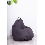 Fotoliu puf Bean bag gri XL cu husa interioara
