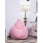 Fotoliu puf Bean bag roz XXL cu husa interioara