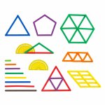 Betisoare interconectabile GeoStix 82 piese