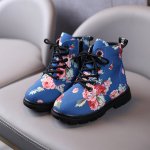 Ghete neimblanite albastre Flowers marime 23