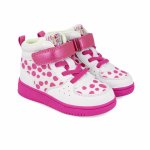 Ghetute pentru fetite cu buline Agatha Ruiz De La Prada Alb marime 26 (16,2-16,7 cm)