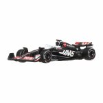Masinuta metalica MoneyGram Haas F1 Team VF 24 numarul 27 scara 1:64 Hot Wheels Premium Real Riders Formula 1 2024