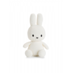Jucarie din bumbac reiat Iepurasul Miffy alb 23 cm