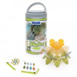 Set de constructii Guidecraft Interlox frunze interconectabile 96 piese