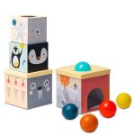 Joc de stivuire cu bile Taf Toys North Pole
