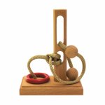 Joc de logica IQ Games Basic 5 3D din lemn