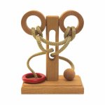 Joc de logica IQ Games Basic 7 3D din lemn