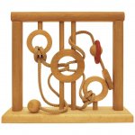 Joc de logica IQ Games Evolution 4 din lemn