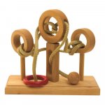 Joc de logica IQ Games Maxi 3 din lemn