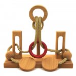 Joc de logica IQ Games Maxi 5 din lemn