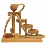 Joc de logica IQ Games Maxi 6 din lemn