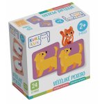 Joc educational pentru copii, Animale memo KuKiKuk Efko 24 perechi, 12 piese mari