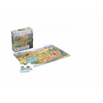 Joc educational pentru copii tip puzzle On the trip cu 2 fete KuKiKuk Efko 24 piese mari