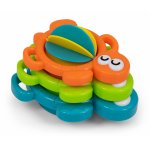 Jucarie de baie cu 3 cesti colorate, sita si roata apa Water Turtle