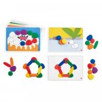 Set de activitati cu pietricele Junior Rainbow Pebbles