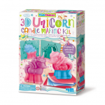 Kit creativ, creeaza lumanari 3D cu unicorn KidzMaker