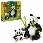 Lego creator animale salbatice Familia de ursi panda 626 piese