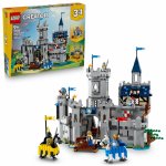 Lego creator Castel medieval cu cai si cavaleri 1371 piese