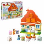 Casa de familie a lui Bluey cu un joc de memorie Lego Duplo
