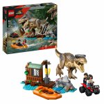 Lego Jurassic World renasterea evadare pe rau din calea unui T Rex 199 piese