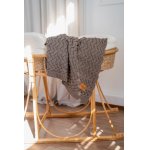 Paturica din lana merino pentru copii  85x85 cm La Millou Stoned Brown