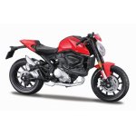 Motocicleta metalica Maisto cu stand editie speciala Ducati monster scara 1:18