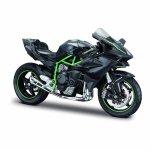 Motocicleta metalica Maisto cu stand Kawasaki ninja h2 r scara 1:12