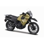 Motocicleta metalica Maisto editie speciala Kawasaki klr650 scara 1:18