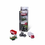 Set 4 utiliaje agricole Maisto valtra