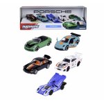 Set 5 masinute metalice Majorette Porsche 2 modele exclusive scara 1:64