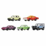 Set 5 masinute metalice MBX Retro II scara 1:64 Matchbox