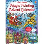 Set 24 carti de colorat cu apa pentru copii Usborne Magic Painting Advent Calendar