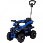 Masinuta de impins Chipolino ATV Blue cu maner, efecte luminoase si sonore