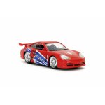 Masinuta metalica Jada Marvel Spider Man Porsche 911 gt3 rs scara 1:32