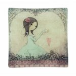 Farfurie sticla Mirabelle All For Love