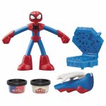 Figurina flexibila Play-Doh Marvel cu accesorii Spider Man 10 cm
