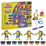 Set plastelina Play Doh povestiri cu Testoase Ninja adolescente mutante creatii Cowabunga