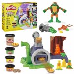 Set plastelina Play Doh povestiri cu testoase ninja adolescente mutante pizza taie si arunca