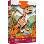Puzzle Trefl paper art 3D dinozaur 160 piese