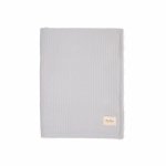 Patura din velur Cotton 3D Twins Gri 100x80 cm