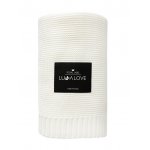 Paturica crosetata din bambus si bumbac model Coconut 120x100 cm