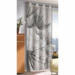 Perdea cu inele Harco Alb Gri L135 x H245 cm