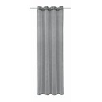 Perdea cu inele Katy Antracit L140 x H240 cm
